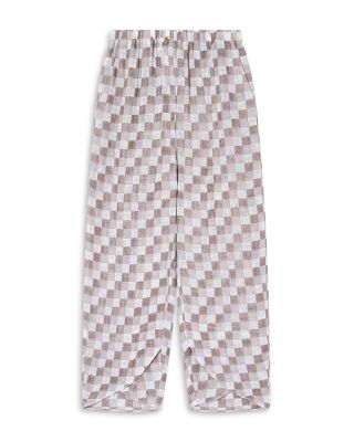 Gauze Checkered Pants