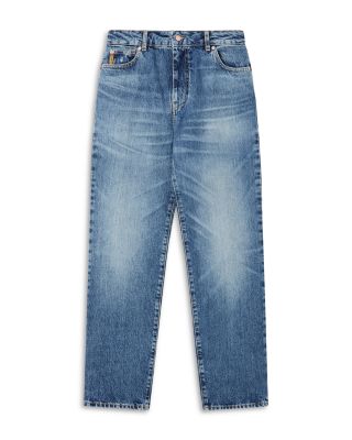High Rise Straight Jeans