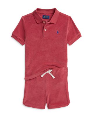 Boys' Terry Polo Shirt & Shorts Set - Little Kid
