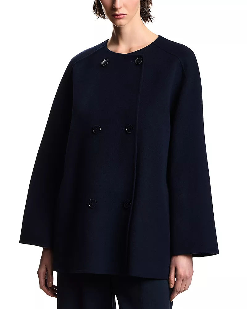 Emporio Armani Wool and Cashmere Peacoat