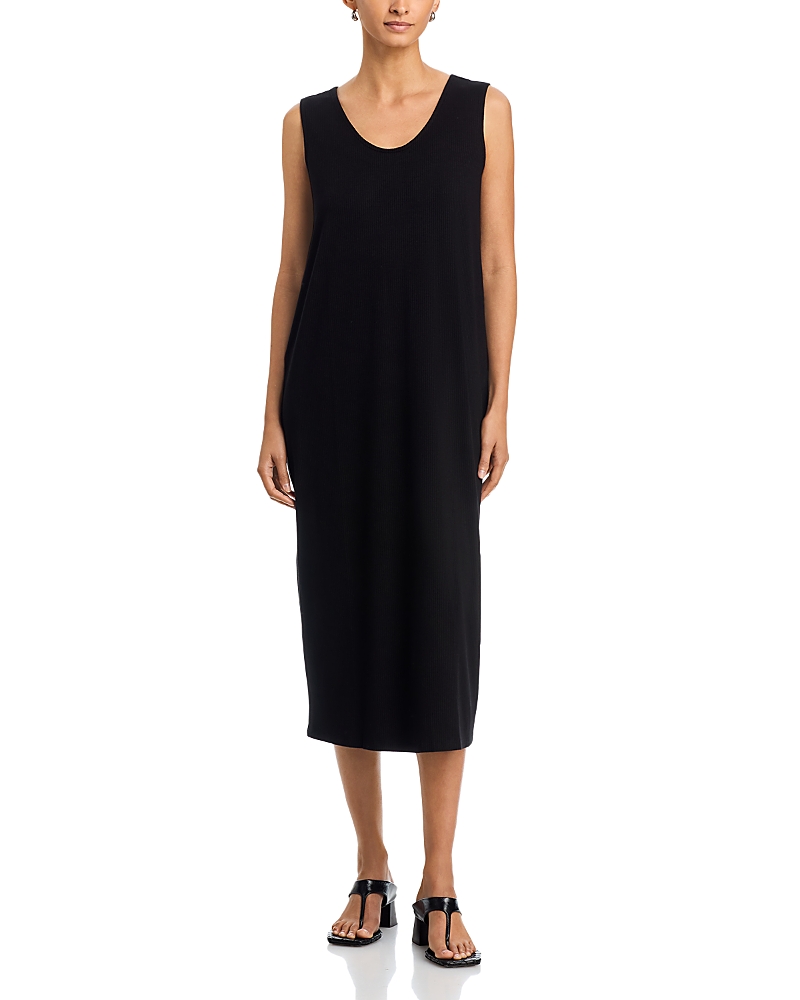 Eileen Fisher Curved V Neck Oval Dress