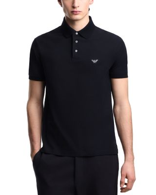 Embroidered Logo Pique Polo Shirt