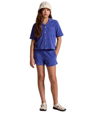 Girls' Terry Shirt & Shorts Set - Big Kid