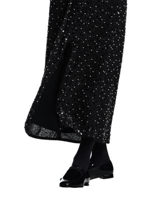 Embellished Georgette Skirt