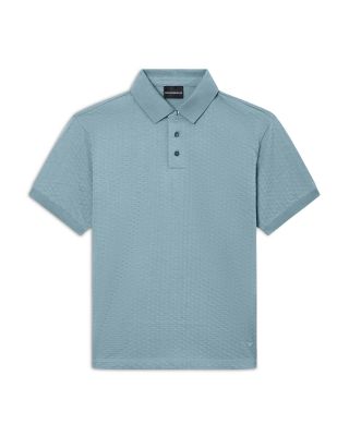 Textured Cotton Polo Shirt