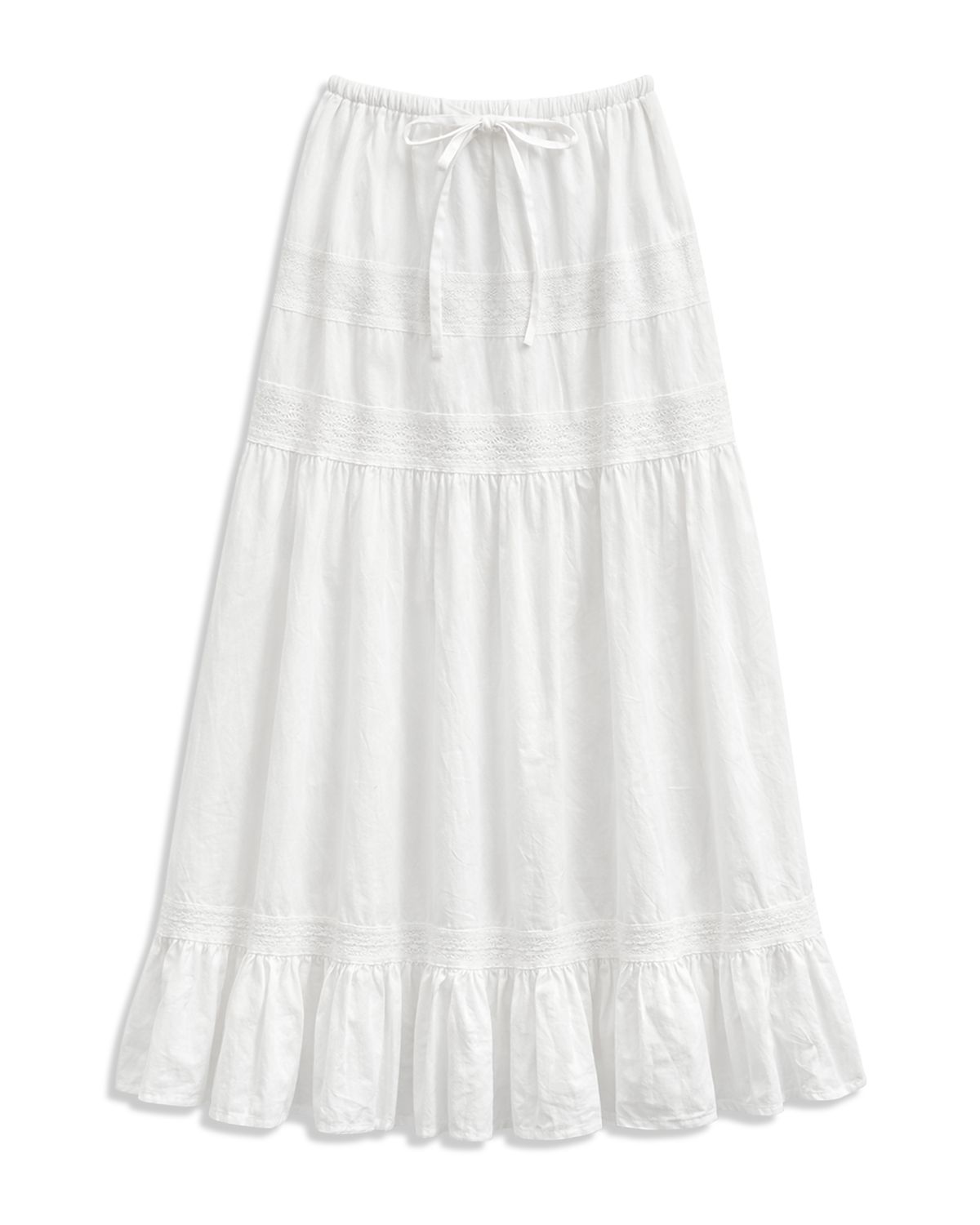 KatieJnyc Girls' Tween Sofie Tiered Maxi Skirt - Big Kid