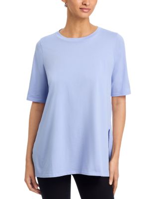 Crewneck Elbow Sleeve Easy Tunic
