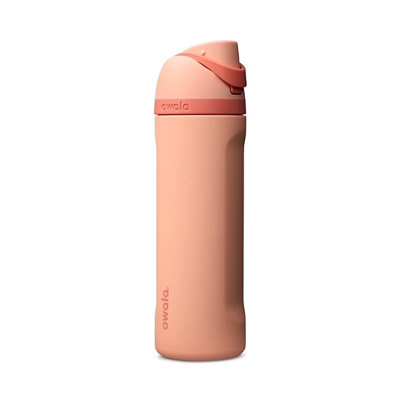 Owala FreeSip Stainless Steel Water Bottle in Peach of Mind, 24 Oz.