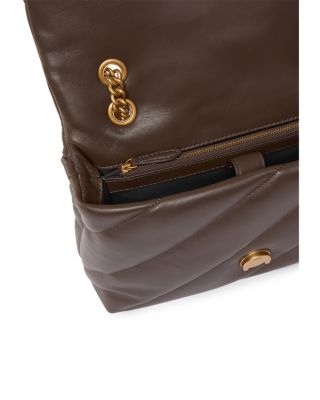 Love Puff Classic Leather Crossbody Bag