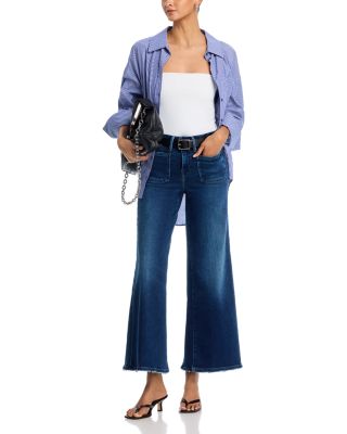 Good Petite Soft Touch High Rise Palazzo Jeans in Indigo511