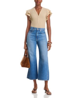 Aphrodite Ruffled Sleeve Top