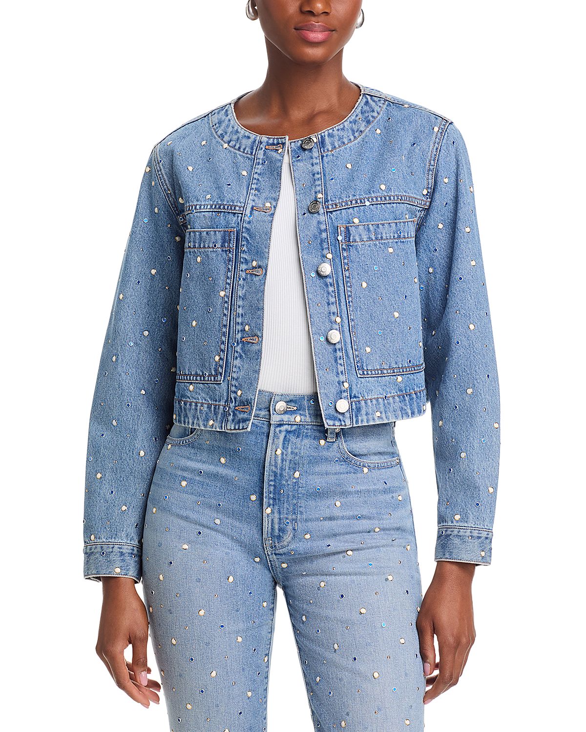 Veronica Beard Bezel Stud Lowry Jacket
