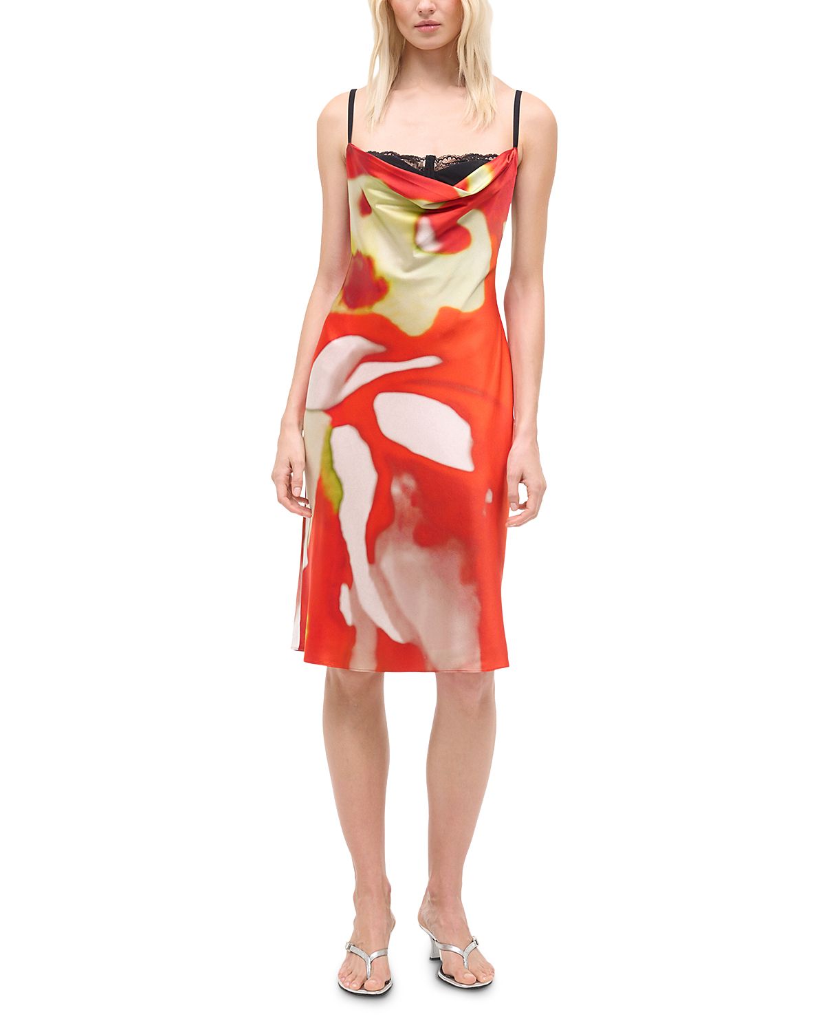 Staud Evangeline Silk Blend Dress - Exclusive