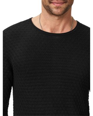 Seymour Long Sleeve Crewneck Texture Jacquard Tee