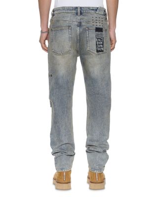 Chitch Stature Blue Trashed Idols Jeans in Denim