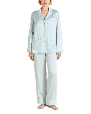 Silk Woven Long Pajama Set