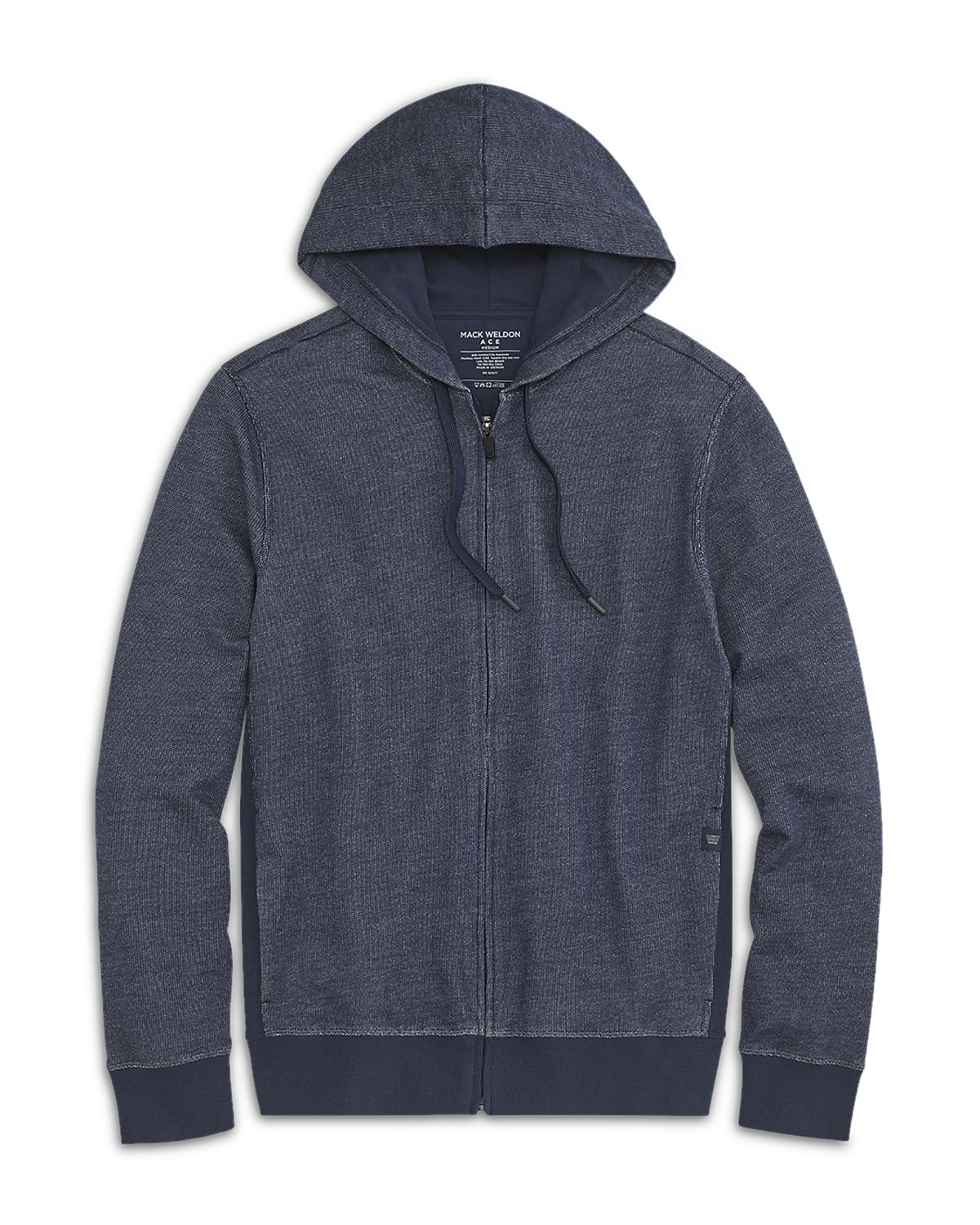 Mack Weldon Ace Full Zip Drawstring Hoodie