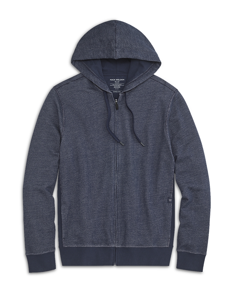 Mack Weldon Ace Full Zip Drawstring Hoodie