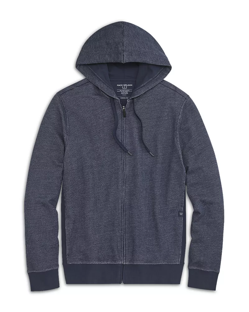Mack Weldon Ace Full Zip Drawstring Hoodie