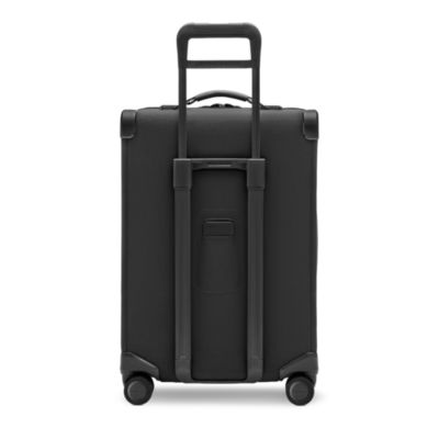 Compact 24" Checked Expandable Spinner Suitcase