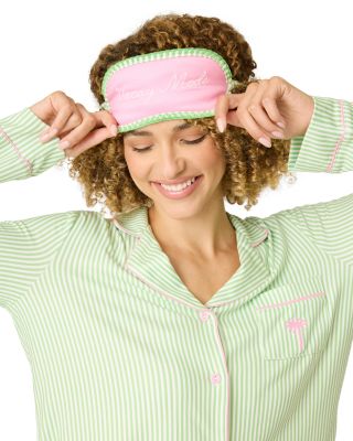 Playful Print Long Pajama Set