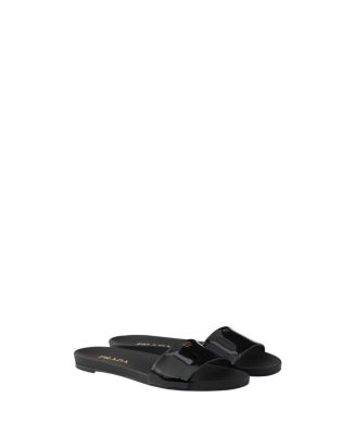  Women's Patent leather slides