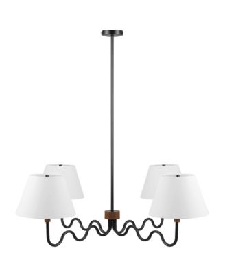 Sunlit Squiggle 4-Arm Pendant Light