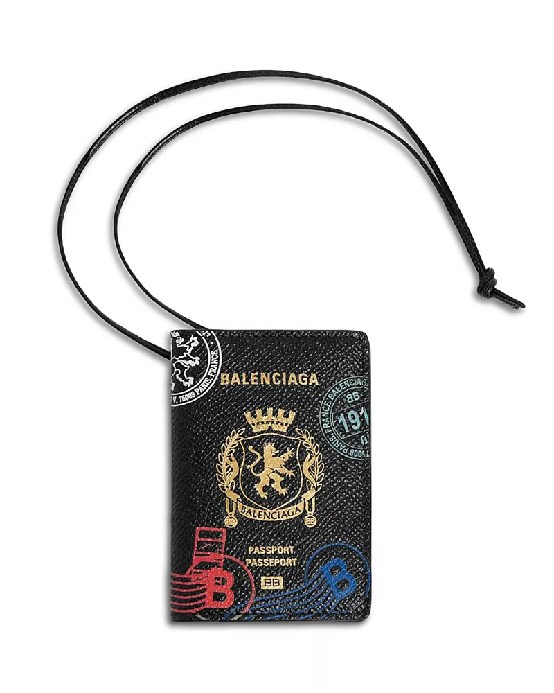 Balenciaga Passport Card Holder Charm