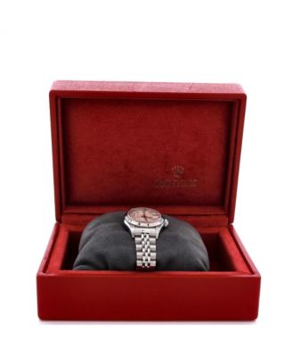  Oyster Perpetual Datejust Automatic Watch in Stainless Steel and White Gold with Diamond Markers 26mm