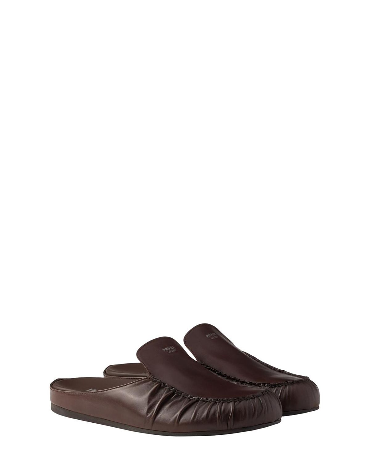 Prada Men's Leather Mules
