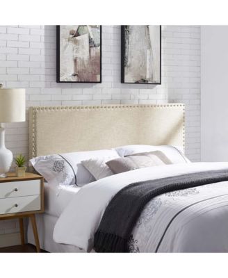 Phoebe Upholstered Fabric Headboard, Queen