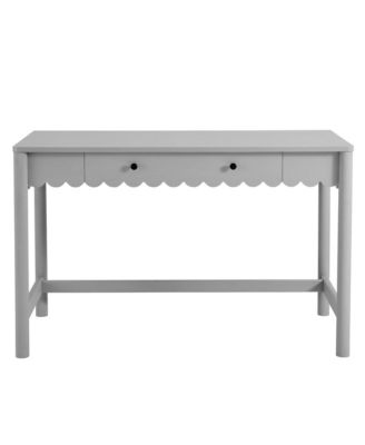 Emmeline 1-Drawer Scallop Writing Desk