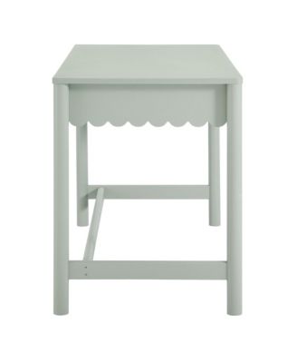Emmeline 1-Drawer Scallop Writing Desk