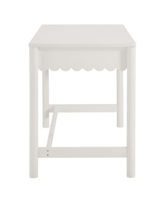 Emmeline 1-Drawer Scallop Writing Desk