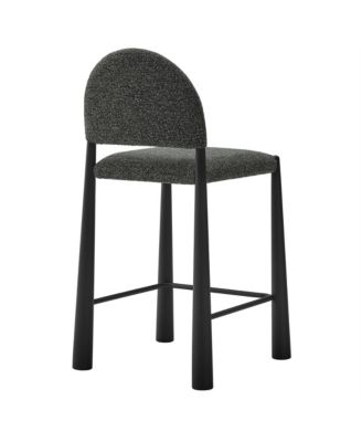 Hayley Upholstered Fabric Counter Stool