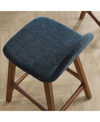  Juno Wood Counter Stool, Set of 2