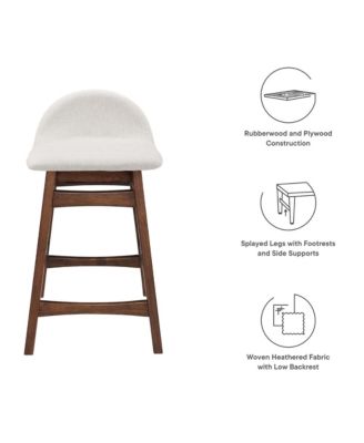  Juno Wood Counter Stool, Set of 2