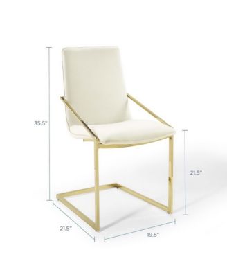 Pitch Performance Velvet Dining Armchair, Set of 2