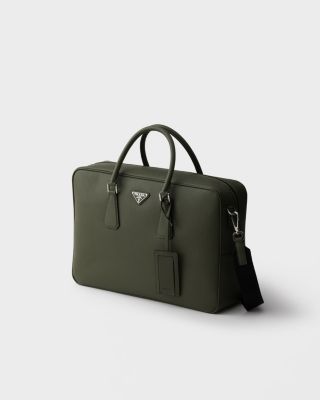 Saffiano Leather Work Bag