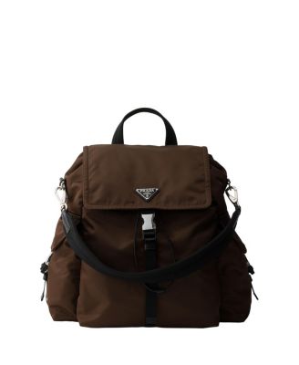  Explore Re-Nylon and Leather Backpack