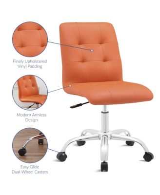 Prim Armless Mid Back Office Chair