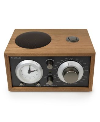 Model Three AM/FM Bluetooth Clock Radio with USB Charging Ports
