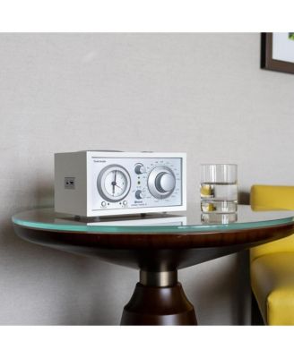 Model Three AM/FM Bluetooth Clock Radio with USB Charging Ports