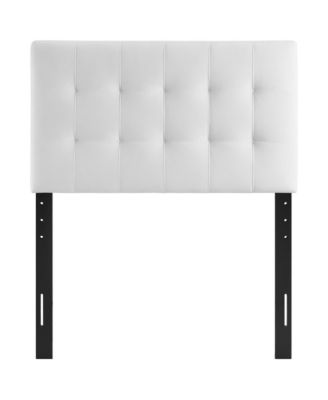 Lily Biscuit Tufted Performance Velvet Headboard, Twin