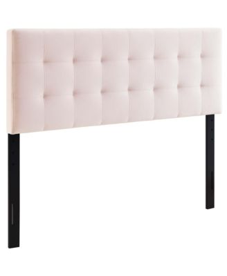 Lily Biscuit Tufted Performance Velvet Headboard, Full
