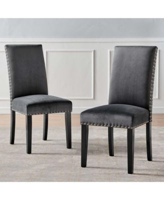 Parcel Performance Velvet Dining Side Chairs, Set of 2