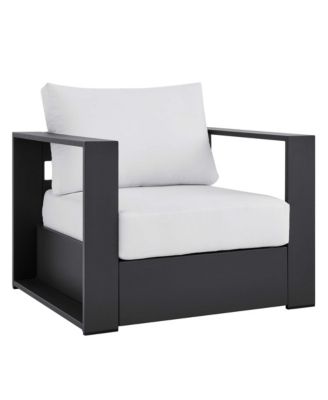  Tahoe Outdoor Patio Powder-Coated Aluminum Armchair, Set of 2