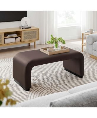 Koda Performance Velvet Waterfall Ottoman