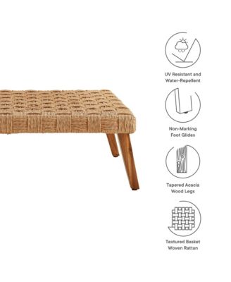 Thames Outdoor Patio Wicker Outdoor Patio Rattan Coffee Table