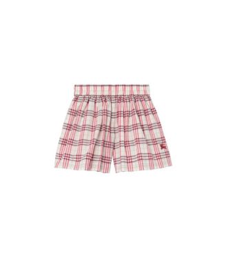 Girls' Check Cotton Shorts - Little Kid, Big Kid